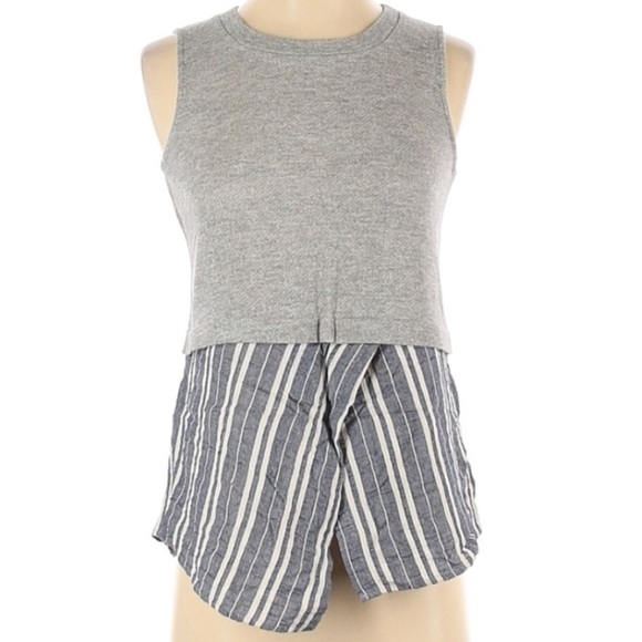 Anthropologie Sunday in Brooklyn Mixed Material Sleeveless‎ Top Size XS - Picture 2 of 6